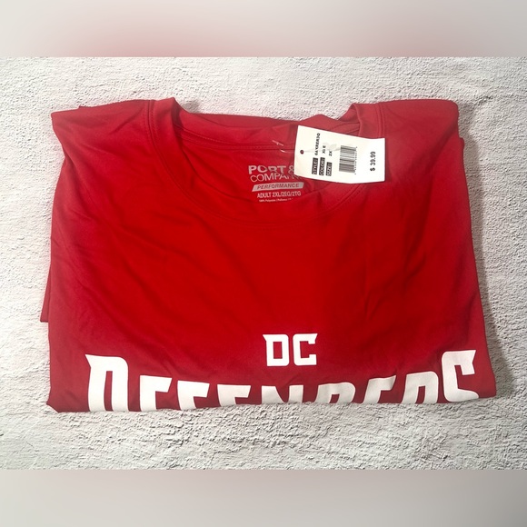 Football DC Defenders Performance Long Sleeve Shirt Size 2X Large - Picture 7 of 9